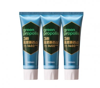 Median Green Propolis EWG 1450ppm 100g*3ea [Pure mint]