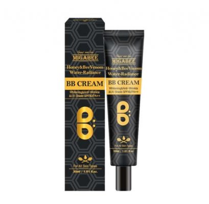 MIGABEE Honey &amp; Bee Venom Water-Radiance BB cream SPF40 PA++ 30ml