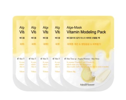 Medi Flower Alge-Mask Vitamin Modeling Pack 28g *5ea