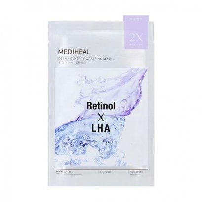 MEDIHEAL Derma Synlrgy Wrapping Mask [Retinol x LHA] 10pcs.