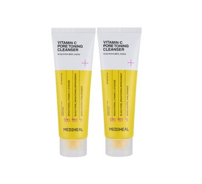 Mediheal Vitamin C Pore Toning Cleanser 120ml (1+1) set