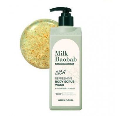 Milk Baobab Cica Refreshing Body Scrub Wash 500ml