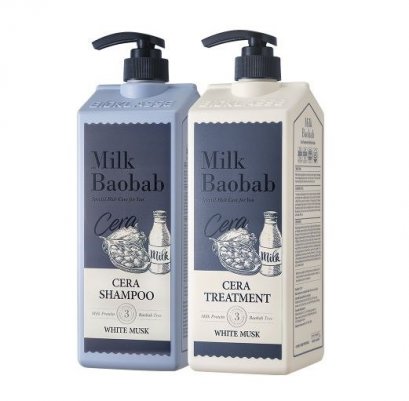 Milk Baobab Cera Treatment & Shampoo White Musk1200ml