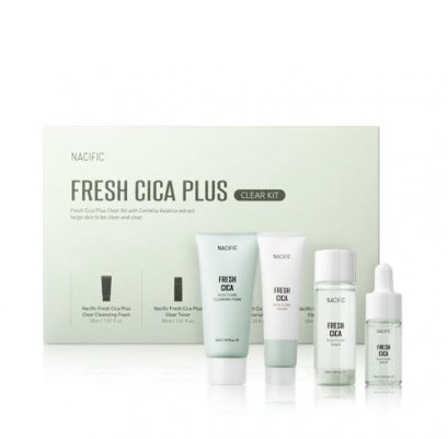 NACIFIC Fresh Cica Plus Clear Kit 4items