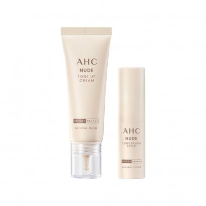AHC Nude Tone UP Cream [Natural Glow] 40ml+tone up stick3.5g