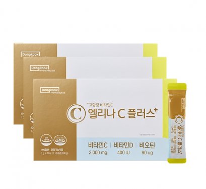 DongKook Pharmaceutical Elina C Plus 3g*100pcs. *3Boxs