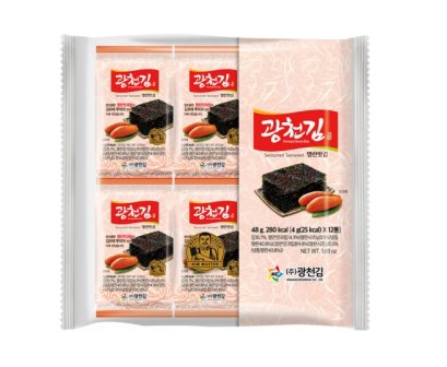 Gwangcheon Kim Gwangcheon Myeongran Flavored Kim 4g, 12ea