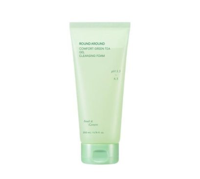 ROUND AROUND Comfort Green Tea Gel Cleansing Foam 200ml