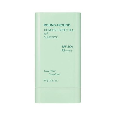 ROUND AROUND Comfort Green Tea Air Sunstick SPF50+PA++++ 19g