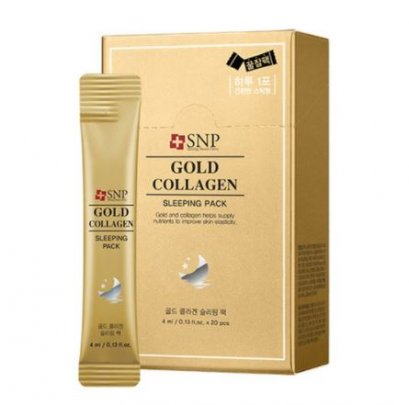 SNP Gold Collagen Sleeping Pack 4ml*20ea