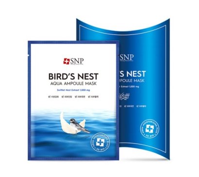 SNP Bird's Nest Aqua Ampoule Mask 25mlx10ea