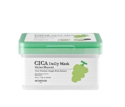 Skinfood Shine Muscat Cica Daily Mask 270g/30ea.