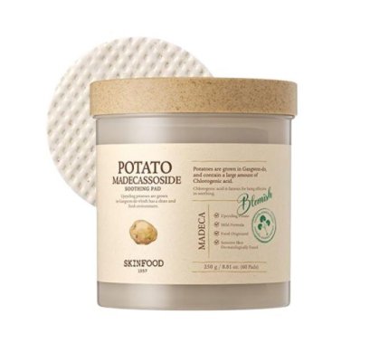 Skinfood Potato Madecassoside soothing pad 60pads/250g
