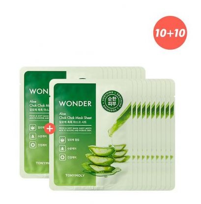TONYMOLY (10+10) Wonder Aloe Chok Chok Mask Sheet