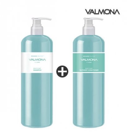 VALMONA Blue Clinic Shampoo 480ml+Conditioner 480ml