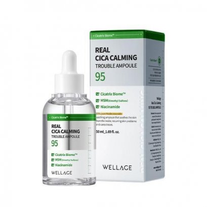 WELLAGE Real Cica Calming Trouble Ampoule 50ml