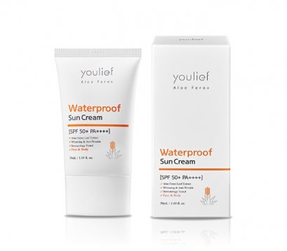 youlief Waterproof Sun Cream SPF50+PA++++ 50ml