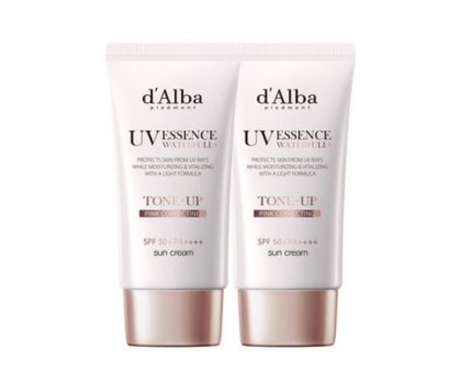 d'Alba Waterfull Tone-up Sunscreen SPF 50+ PA++++ 50ml x 2p