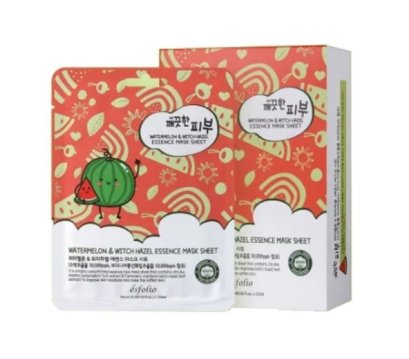 esfolio Watermelon &amp; Witch Hazel Essence Mask Sheet (10sheet)