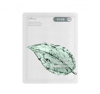 Isntree Mugwort Calming Gauze Mask 10sheet