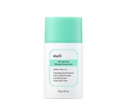 Klairs All-Day Airy Mineral Sunscreen SPF50+ PA++++35g