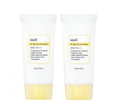 Klairs All-Day Airy Sunscreen SPF50+ PA++++50g*2ea