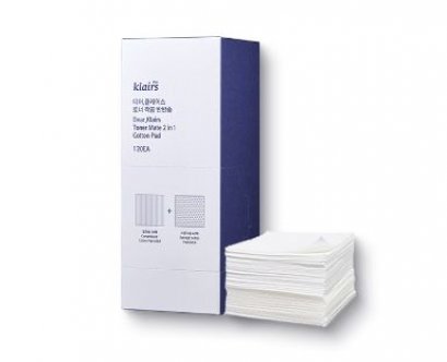 Klairs Toner Mate 2-in-1 Cotton Pad (120pcs)