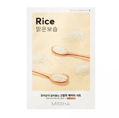 Missha Airy Fit Beauty Sheet Mask 19g *10ea [Rice]