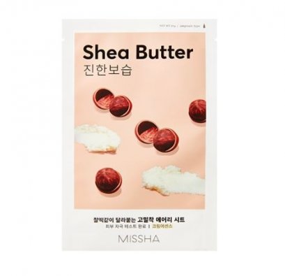Missha Airy Fit Beauty Sheet Mask 19g *10ea [Shea Butter]