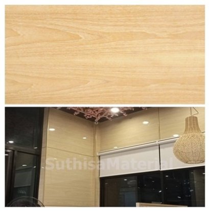 พีวีซีลายหินน้ำตาลอ่อนลายไม้