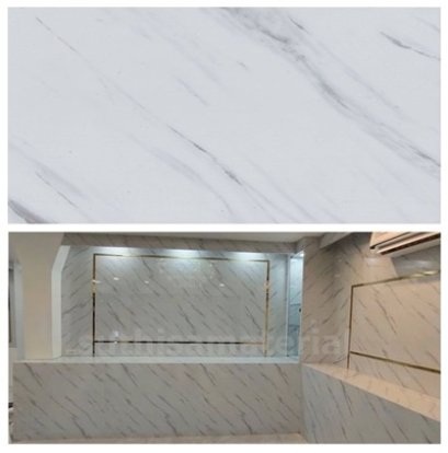 พีวีซีลายหินลายขาวหินอ่อน