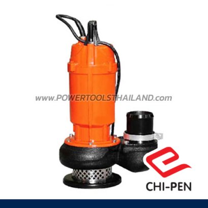 CAS-306 ปั๊มแช่บอดี้อลูมิเนียม ขนาดท่อ 3 นิ้ว ไม่มีลูกลอย ส่งสูงสุด 6 เมตร มอเตอร์ 750W 220V CHIPEN