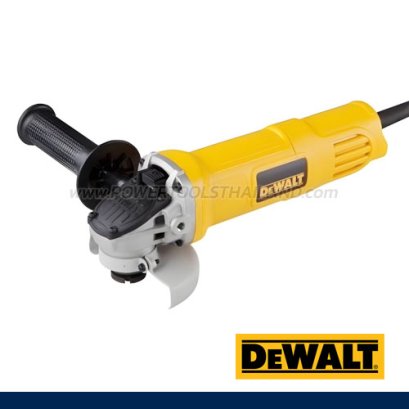 DWE8100T-B1 เครื่องเจียร์ 4 นิ้ว / 100 มม. สวิตช์ท้าย 720 วัตต์ ความเร็วรอบ 12000 RPM "DEWALT" ดีวอลท์ ตัวผอมจับถนัดมือ