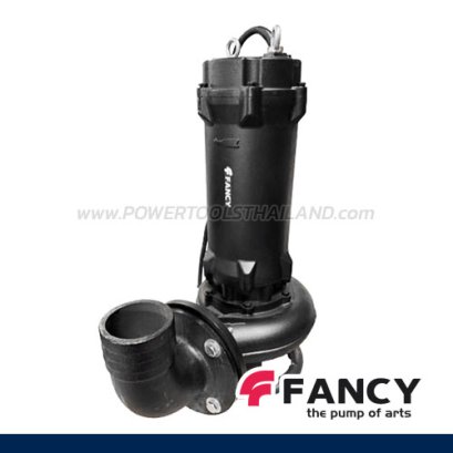"FANCY" 100WQV100-13-7.5 ปั๊มแช่ดูดโคลน 4 นิ้ว กระแสไฟ 7.5 KW/ 10 แรง (380V) ส่งสูง 13 เมตร ใบพัดตัดเหล็ก 48HR