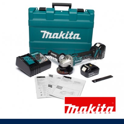 เครื่องเจียร์ไร้สาย 4 นิ้ว 18V DGA404RFE (18V) (แบต x 2)