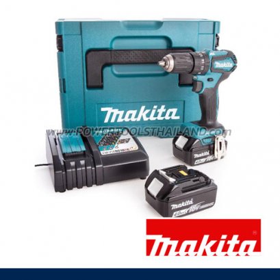 สว่านไขควงกระแทกไร้สาย DHP453RFE (18V) (แบต x 2)