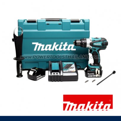 สว่านไขควงกระแทกไร้สาย DHP458RFE  (18V) (แบต x 2)