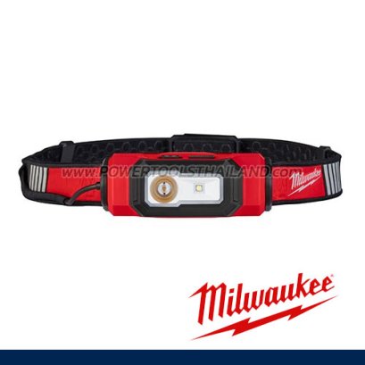 L4 HLVIS-301 (016704024) ไฟฉายคาดหัว ชาร์จแบตเตอรี่ REDLITHIUM USB 4V 600 ลูเมน สายคาดสะท้อนแสง MILWAUKEE (มิลวอคกี้)