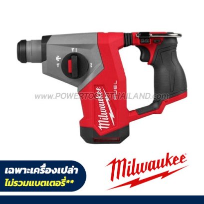 M12FHAC16-0 (018836008) สว่านโรตารี่ไร้สาย 12V 16 มม. SDS Plus ความเร็วรอบเปล่า 1,200 RPM (เครื่องเปล่า) MILWAUKEE