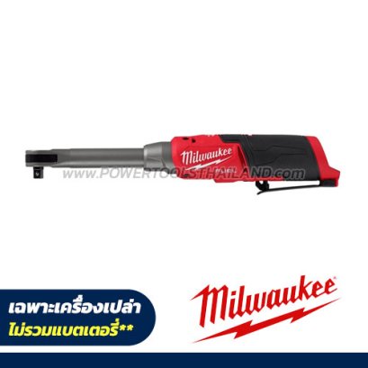 M12FHIR38LR-0 (018710007) ประแจบล็อกด้ามฟรีไร้สายคอยาว 12V 3/8&quot; แรงบิด 75Nm ความเร็วรอบ 200 รอบ/นาที (เครื่องเปล่า) MILWAUKEE