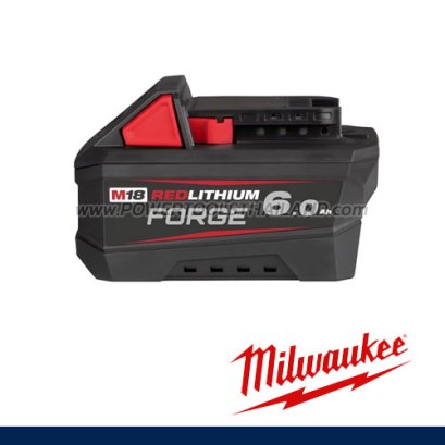 M18 FB6 ASIA (001998977DG9) แบตเตอรี่ 18 โวลต์ 6.0 แอมป์อาว M18 FORGE 6.0Ah Battery MILWAUKEE