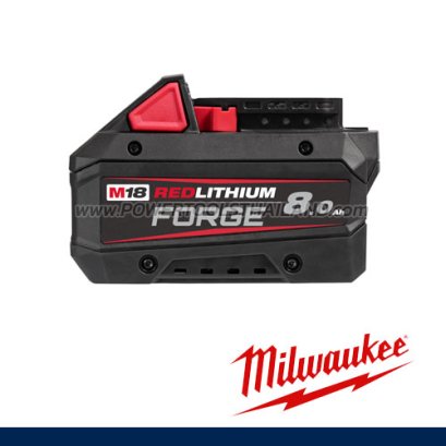 M18 FB8 (001998878DG9) แบตเตอรี่ 18 โวลต์ 8.0 แอมป์อาว M18 FORGE 8.0Ah Battery MILWAUKEE