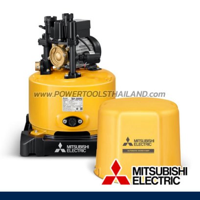 WP-255R2 MITSUBISHI ปั๊มน้ำอัตโนมัติ รุ่น WP-255R2 ขนาด 250 วัตต์ ระยะดูด 8 เมตร ระยะส่ง 22 เมตร ขนาดท่อ 25 มม. ปริมาณน้ำ 61 ลิตร/นาที (สูงสุด), 51 ลิตร/นาที (ระยะ 12 เมตร) สำหรับบ้าน 2-3 ชั้น จุดที่ใช้น้ำ 1-6 จุด (มิตซูบิชิ)