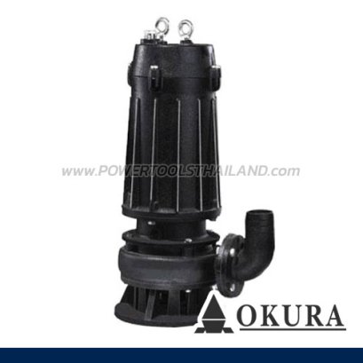 250WQ600-9-30 ปั๊มแช่ดูดโคลน 10 นิ้ว 380V ส่งสูง 9 เมตร /30 KW ไฟ 380V เหมาะสำหรับถ่ายเทน้ำเสีย โรงแรม โรงงาน อาคารสำนักงาน OKURA