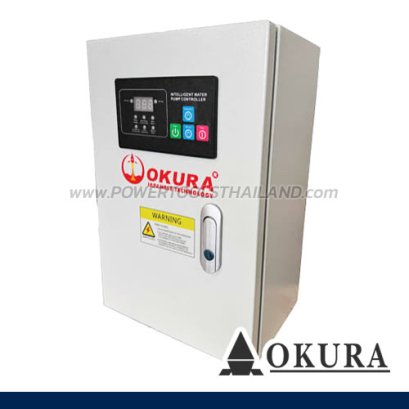 BS-PC-3P40 ตู้คอนโทรล ปั๊มน้ำ ปั๊มแช่ 380V 5.5HP 4000W 12A ไฟ 380V "OKURA"