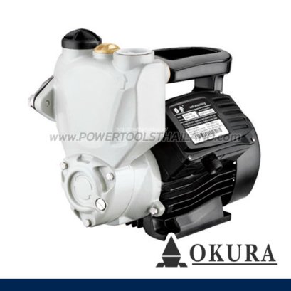 JLM90-1100 ปั๊มน้ำหอยโข่ง ท่อ 40 มม. 1100W /220V (ไม่มีสวิตช์อัตโนมัติ) ส่งสูง 50 ม. "OKURA" Self-Absorbing Pump