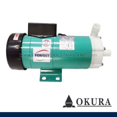 MD40R ปั๊มหอยโข่งเคมี ท่อ 3/4 นิ้ว x 3/4 นิ้ว ความเร็วรอบ 2700RPM ส่งสูง 4.6 เมตร 220V "OKURA"