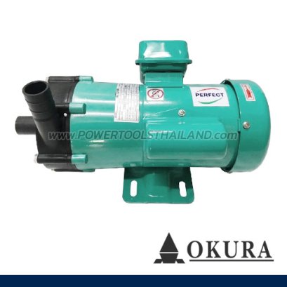 MD70R ปั๊มหอยโข่งเคมี ท่อ 1 นิ้ว x 1 นิ้ว ความเร็วรอบ 2860RPM ส่งสูง 6.7 เมตร 220V "OKURA"