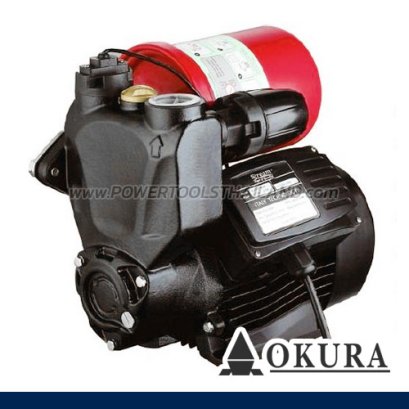 OKP60-200A ปั๊มน้ำหอยโข่งอัตโนมัติ ท่อ 1 นิ้ว x 1 นิ้ว 200W/220V ระยะดูด 8 เมตร ส่งสูง 25 เมตร "OKURA"