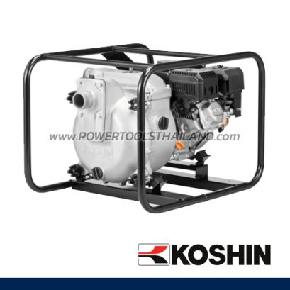 KTZ-100X ปั๊มเครื่องยนต์สูบโคลนและสุบน้ำปนทราย ท่อ 4 นิ้ว (100 มม.) เครื่องยนต์เบนซิน 4 จังหวะ 420CC. ระยะส่งน้ำ 24 เมตร โคชิน ORIENTAL KOSHIN